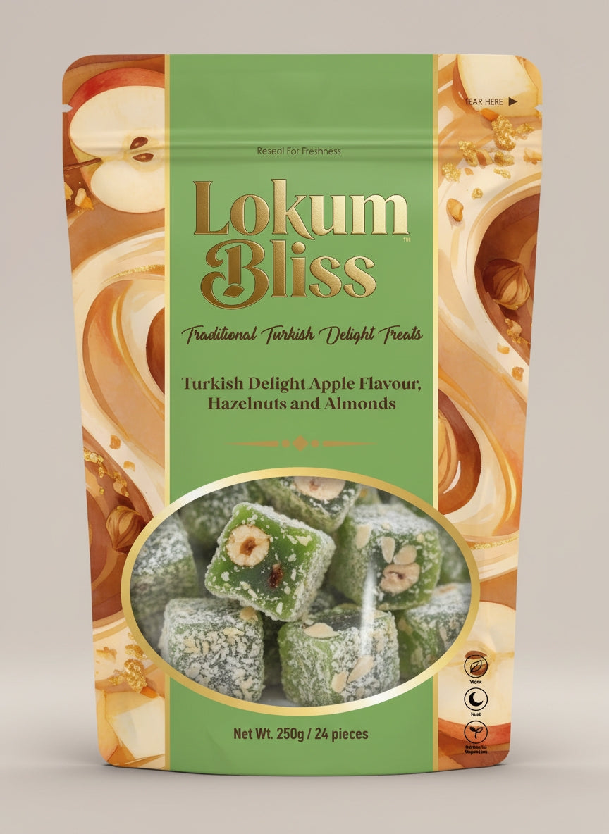 Apple Flavour, Hazelnuts and Almonds