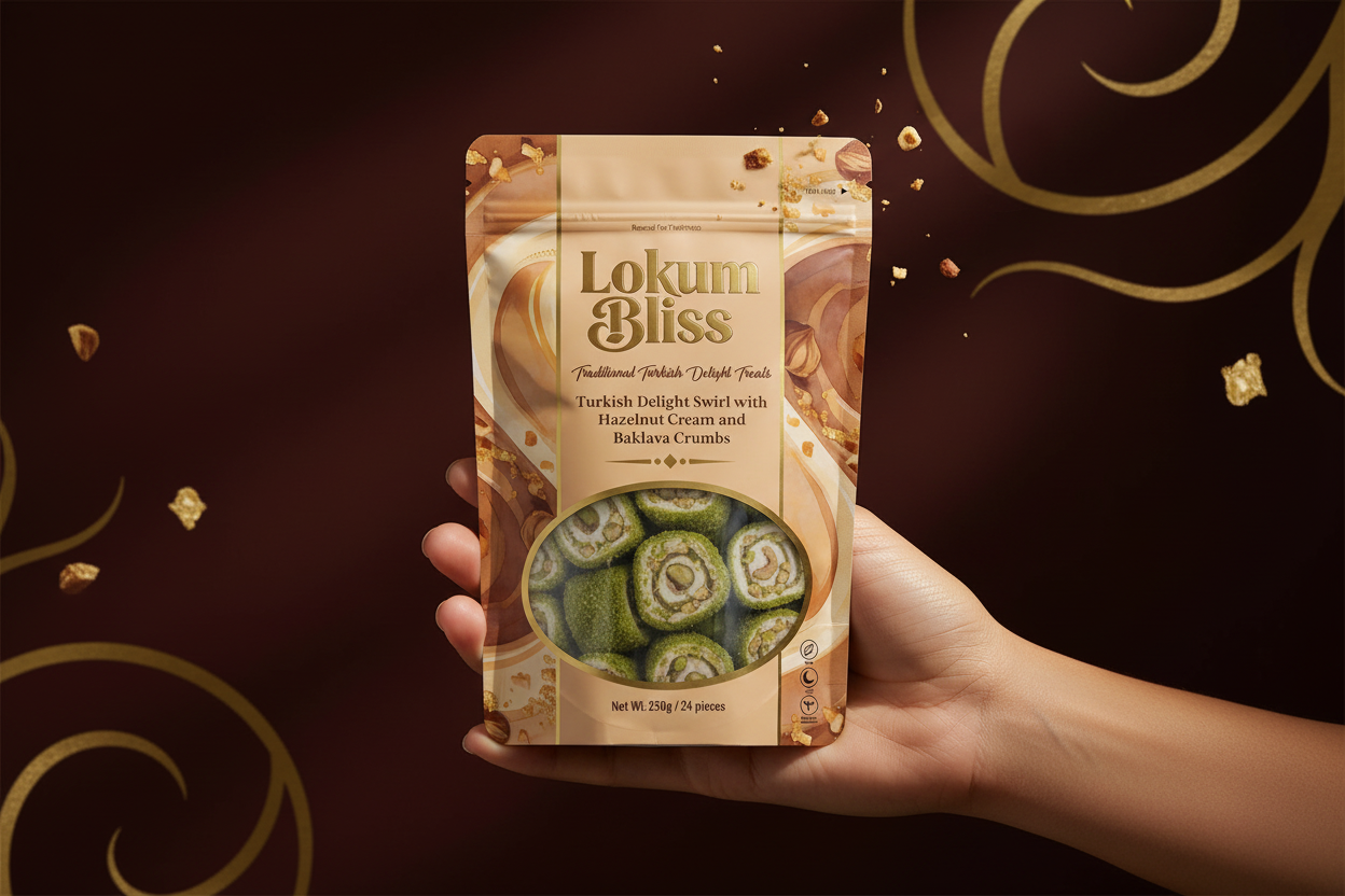 Hazelnut Cream and Baklava Crumbs - Lifestyle